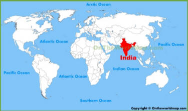 India Location Map